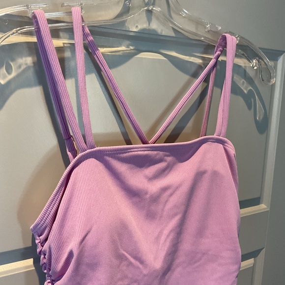 Lilac Ruched One Piece - Picture 5 of 6